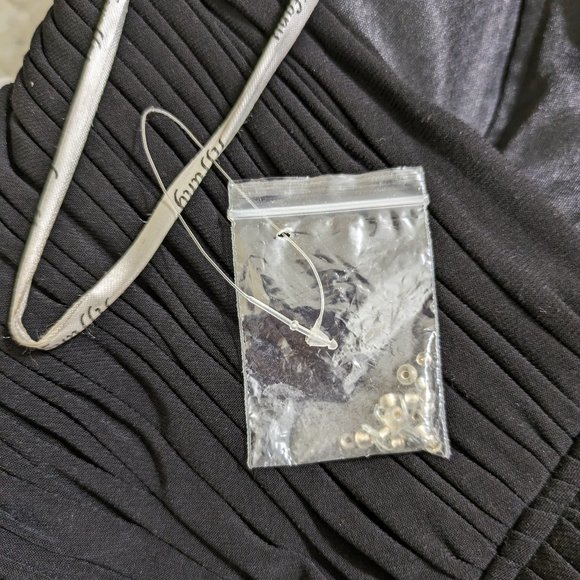 Tiffany Designs Black Rhinestone Sequin Crossover Sleeveless Prom Maxi Dress - 6 - Picture 16 of 16